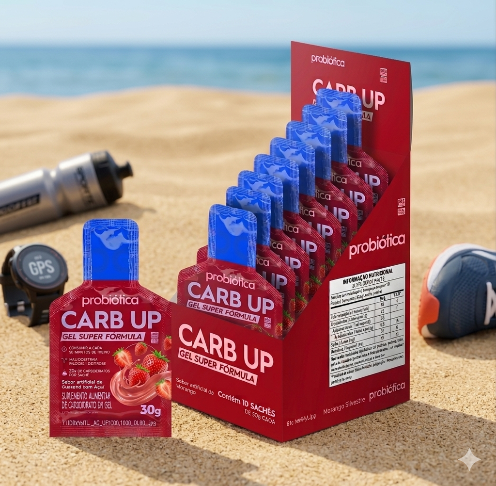 Carb Up Gel Super Fórmula (Morango)