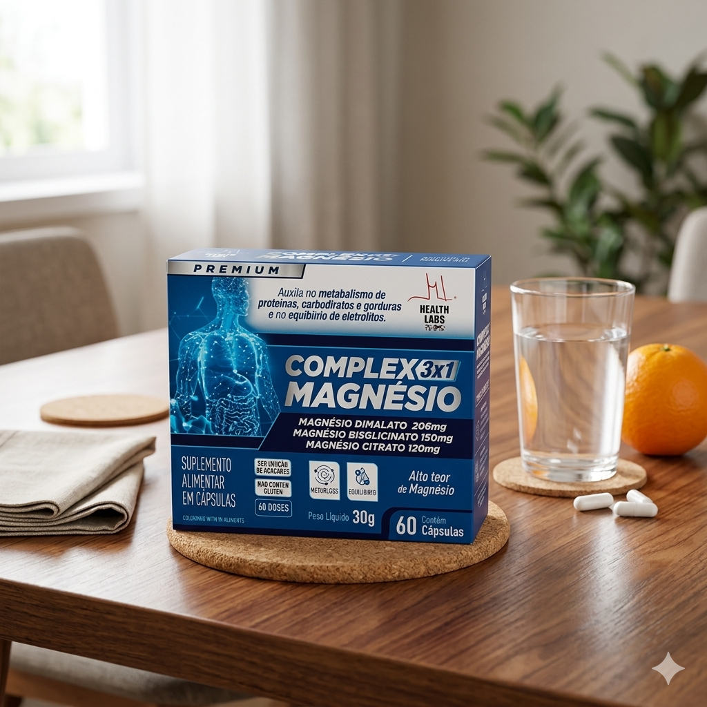 Magnésio de Malato - Health Labs