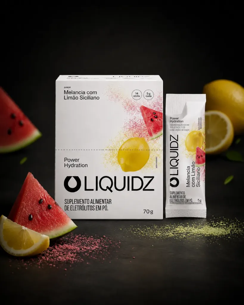 LIQUIDZ - Eletrólitos Sem Açúcares (Melancia com Limão Siciliano (5g))
